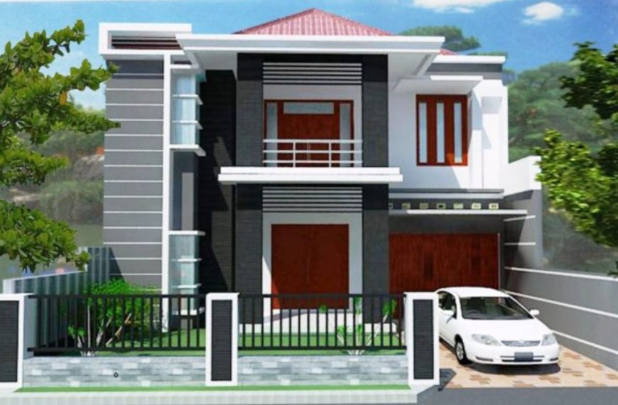 Desain Rumah 2 Lantai Sederhana dan Biaya 100&hellip;
