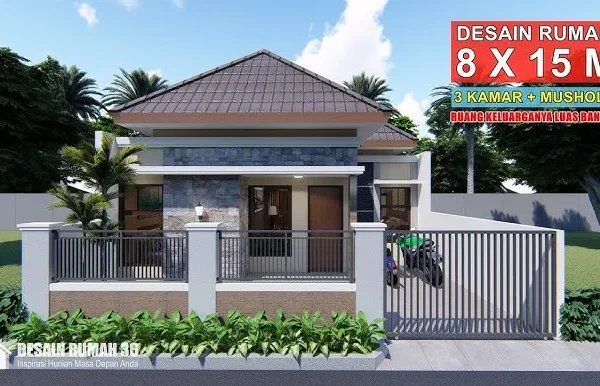 Biaya Pembangunan Rumah Ukuran 8x15 dengan Material Berkualitas Tinggi