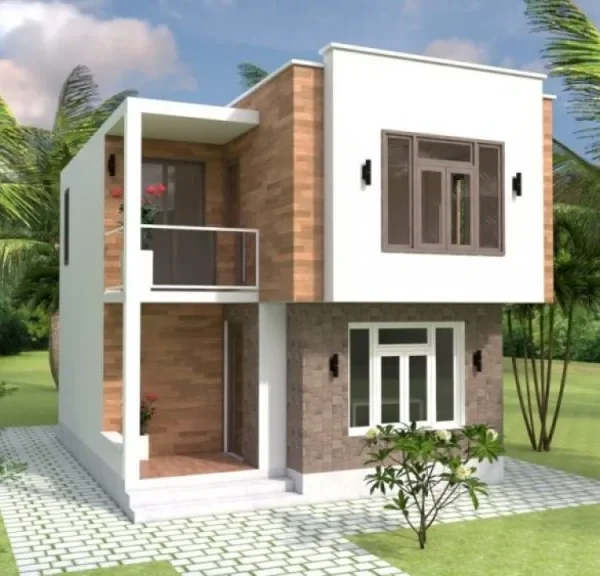 Desain Rumah 2 Lantai Sederhana dan Biaya 200 Juta untuk Rumah Modern