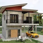 50 juta desain rumah 2 lantai sederhana dan biaya