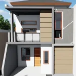 Desain Rumah 2 Lantai Sederhana dan Biaya 100 Juta untuk Hunian Minimalis