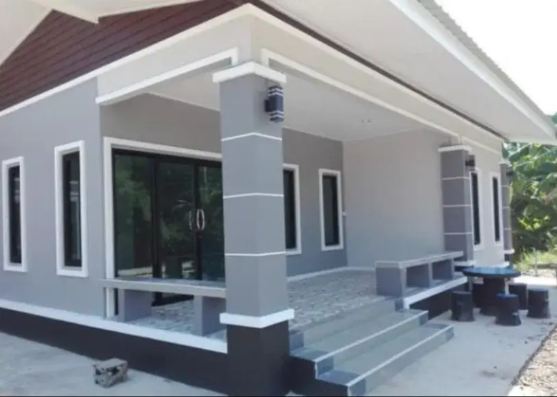 Warna cat rumah bagian luar yang elegan dan mewah